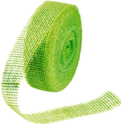DecoWoerner Cintas De Regalo|Decoración De Otoño>Cinta De Yute, Color Claro, Anchura 40 Mm