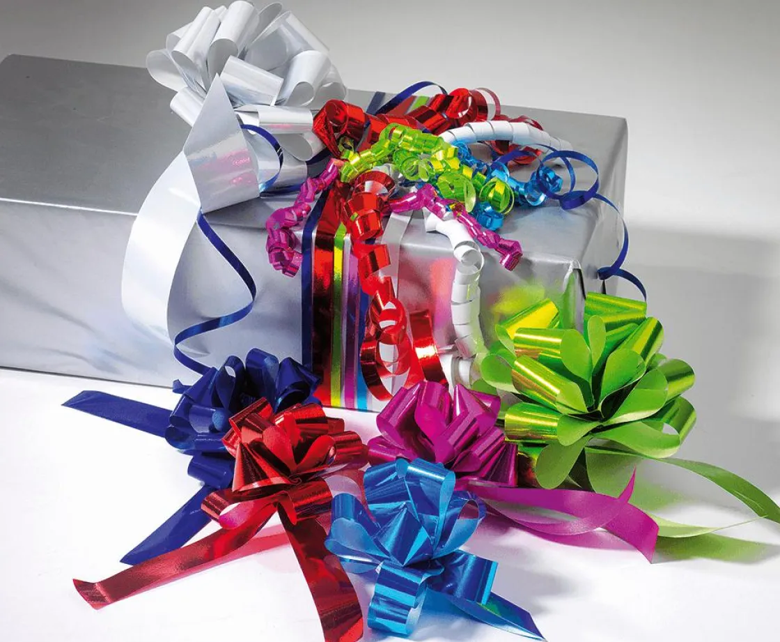 DecoWoerner Cintas De Regalo>Cinta Metalizada Brillante, Anchura 5 Mm, Color