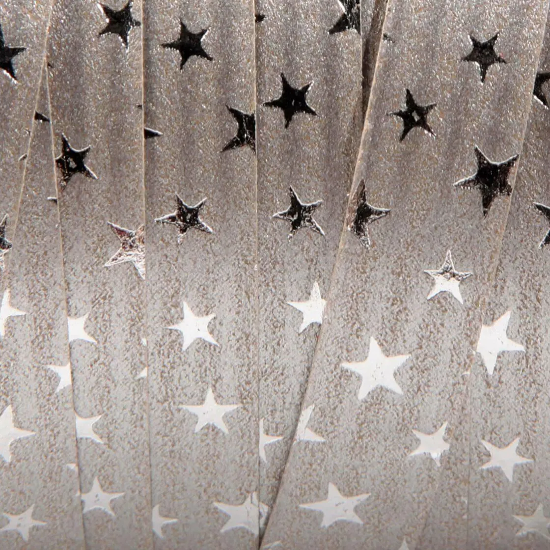 DecoWoerner Cintas De Regalo>Cinta Rizada De Poliéster "Estrellas", 10 Mm, 100 M,