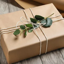 DecoWoerner Cintas De Regalo|Go Green - Envoltorio Para Regalo Ecológico>Cinta Rizadora EcCordón De Algodón Respetuoso Con El Medio Ambiente Hecho De Material Degradable 3 Mm 30 M Azul Claroológica De Material Degradable 10 Mm 100 M De Crema