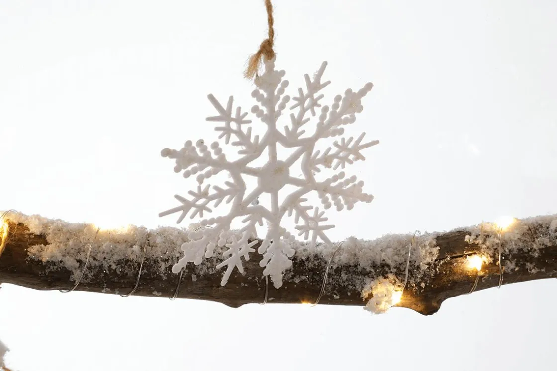DecoWoerner Figuras De Navidad>Colgador De Madera Iluminado Para árboles, 100 Cm De Largo