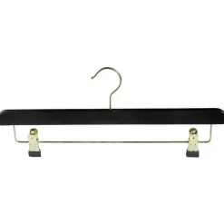 DecoWoerner Perchas>Colgador De Pinzas De Madera, /latón, 40 Cm