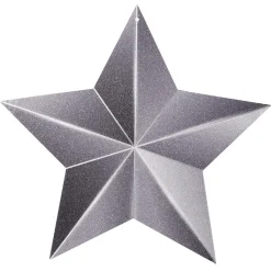 DecoWoerner Decoración De Invierno>Colgador Estrella , Brillante