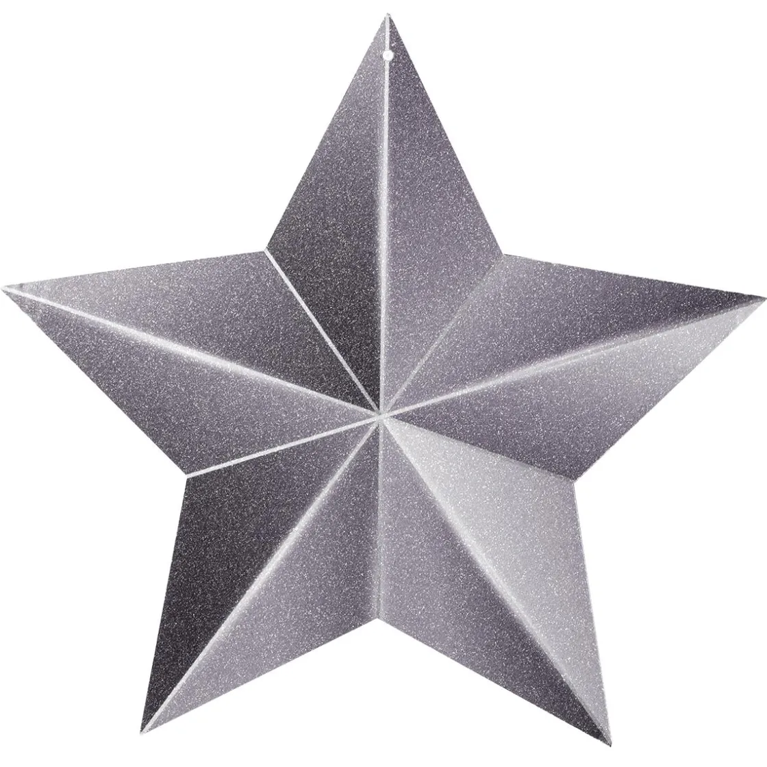 DecoWoerner Decoración De Invierno>Colgador Estrella , Brillante