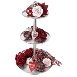 DecoWoerner Decoración Temática|Bolas De Navidad>Colgante Bola De Navidad Corazón 10 Cm
