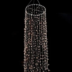 DecoWoerner Luces De Navidad>Colgante De Cadenas De Luces LED 24V Para Interiores, 720 LED, 300 X 100 Cm