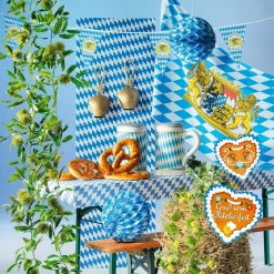 DecoWoerner Decoración Temática|Decoración De Otoño>Colgante De Corazón De Cartón "Oktoberfest" Ø 30 Cm