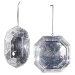 DecoWoerner Figuras De Navidad>Colgante De Diamantes 2 Piezas