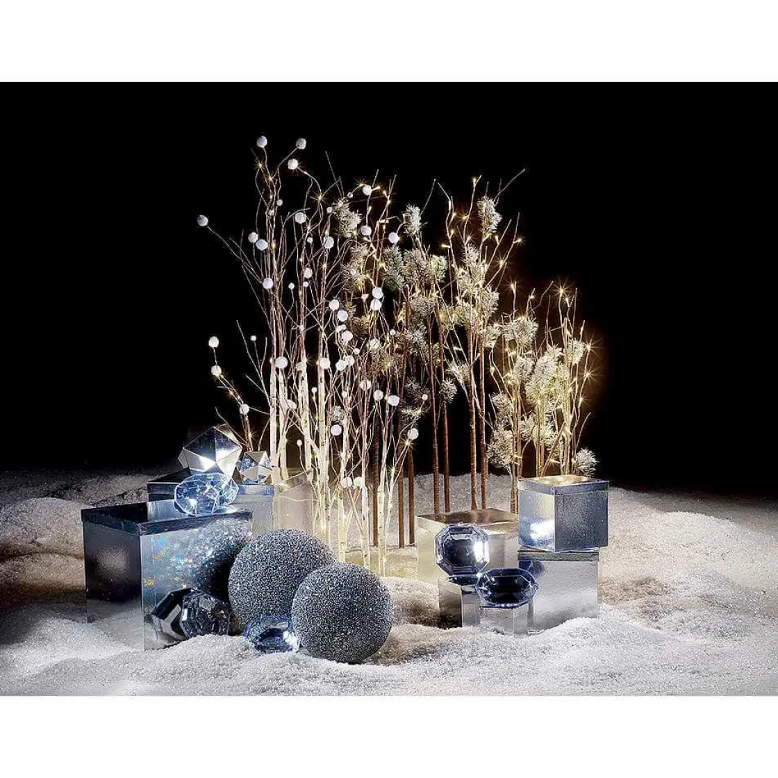 DecoWoerner Figuras De Navidad>Colgante De Diamantes 2 Piezas