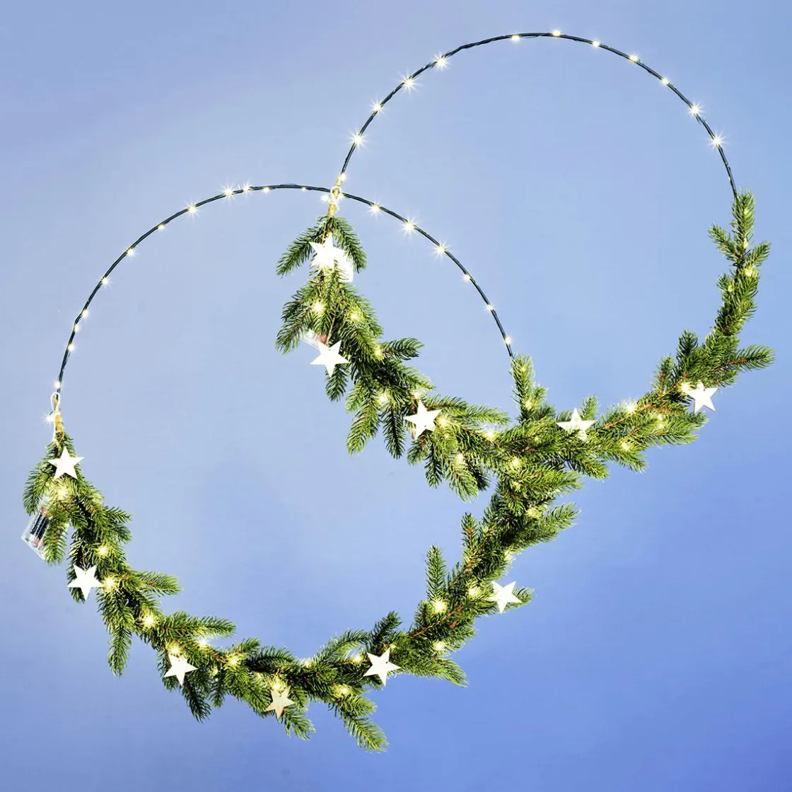 DecoWoerner Figuras De Navidad|Luces De Navidad>Colgante De Estrella De Luz LED Ø 38 Cm