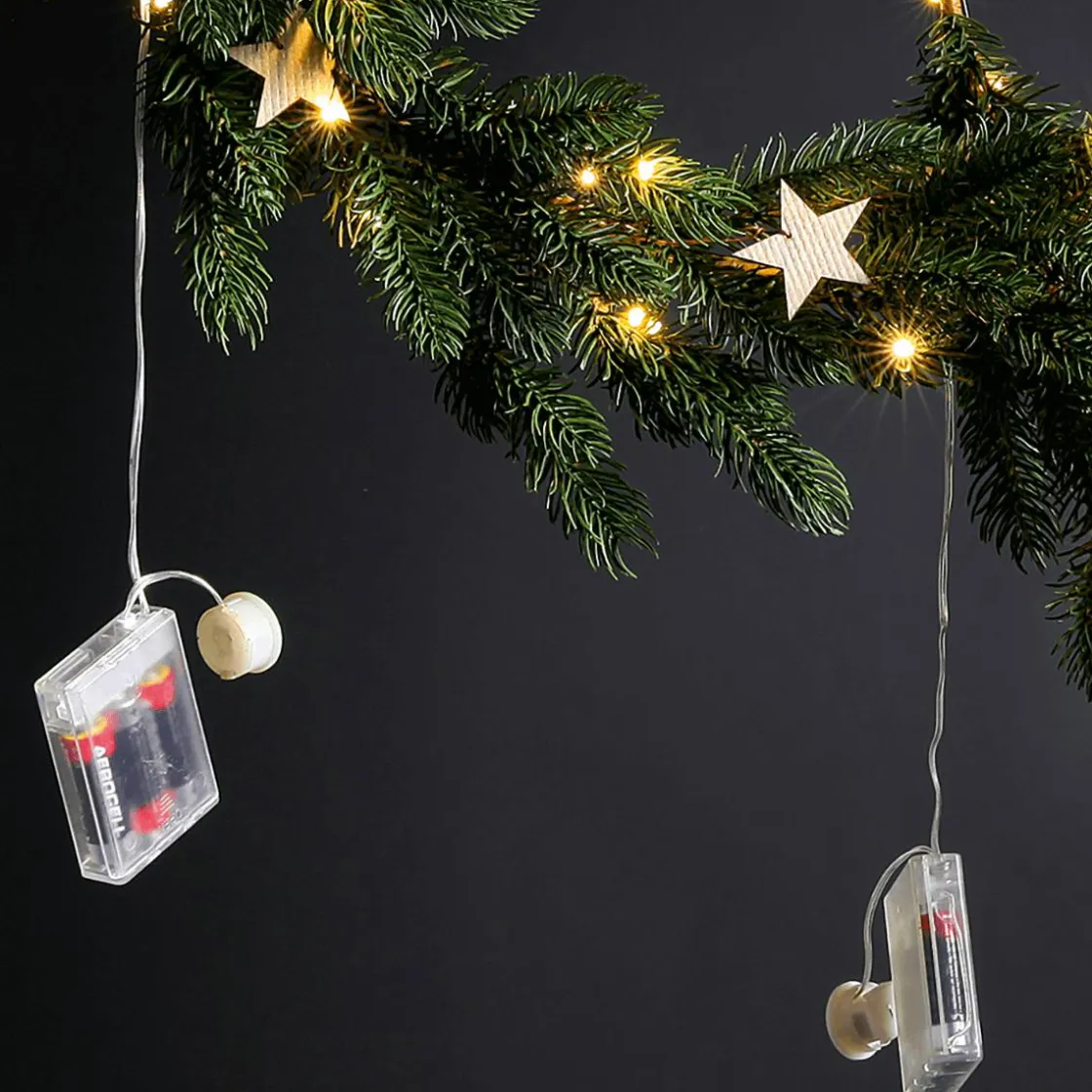 DecoWoerner Figuras De Navidad|Luces De Navidad>Colgante De Estrella De Luz LED Ø 38 Cm