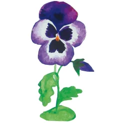 DecoWoerner Decoración De Primavera>Colgante De Exposición "Flor Pensamiento" Anchura 75 Cm