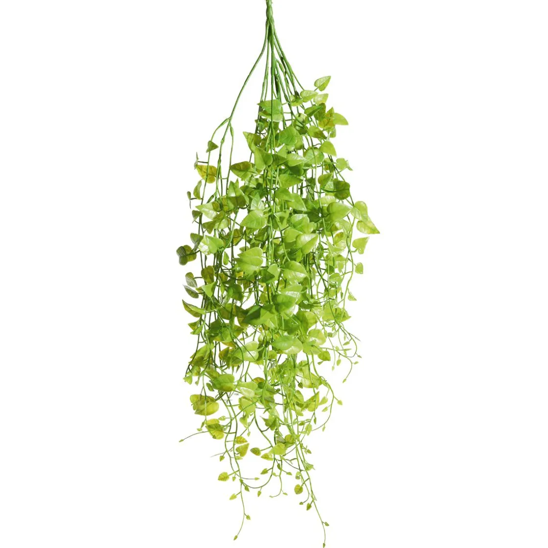 DecoWoerner Plantas Verdes|Plantas Colgantes>Colgante De Hojas De Corazón Artificiales, 68 Cm