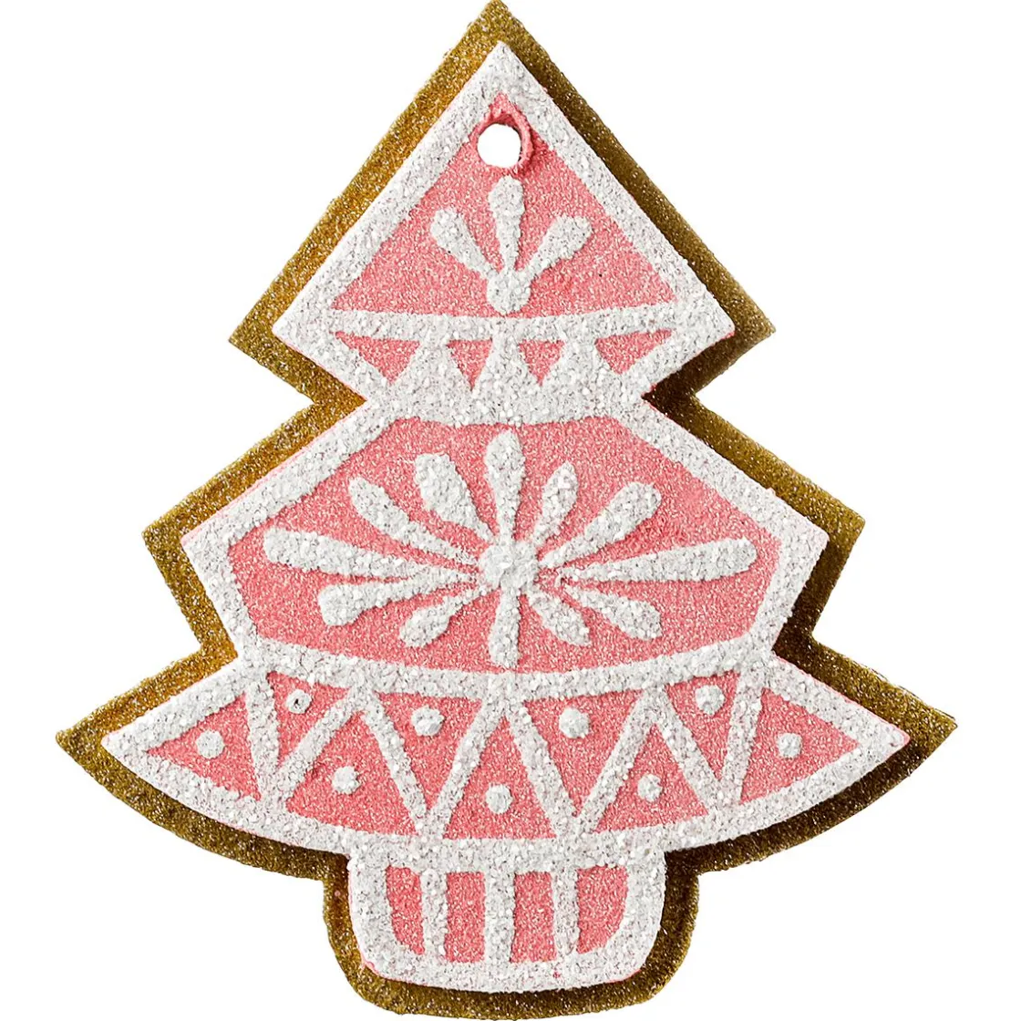 DecoWoerner Figuras De Navidad>Colgante De Navidad Abeto De Jengibre 13 Cm 4 Piezas