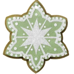 DecoWoerner Figuras De Navidad>Colgante De Navidad Estrella De Jengibre 14 Cm Ø 4 Piezas