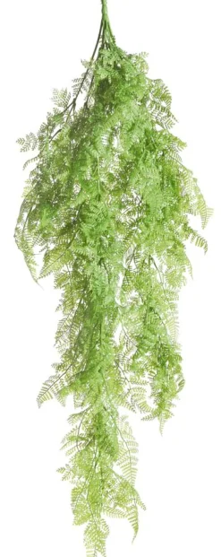 DecoWoerner Plantas Verdes|Plantas Colgantes>Colgante De Plantas Artificiales Helecho Davallia, 88 Cm
