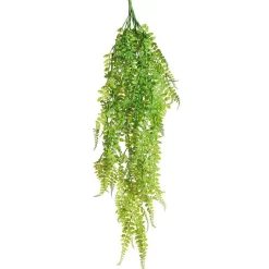 DecoWoerner Plantas Verdes|Plantas Colgantes>Colgante De Plantas Artificiales Helecho Davallia, 89 Cm