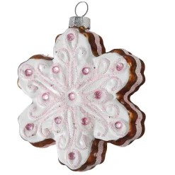 DecoWoerner Bolas De Navidad>Colgante De árbol De Navidad "Copo De Nieve" 9,5 Cm