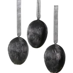 DecoWoerner Decoración De Pascua>Colgante Decorativo Huevo Con Plumas , Longitud 8 Cm, 3 Piezas