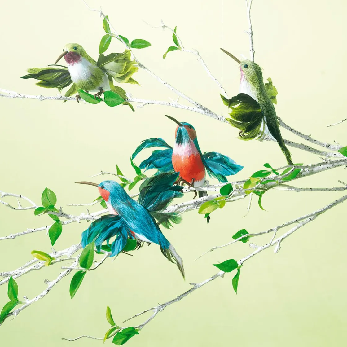 DecoWoerner Decoración De Animales|Decoración De Verano>Colibríes Decorativos 18 Cm , 3 Piezas