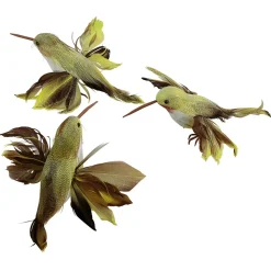 DecoWoerner Decoración De Animales|Decoración De Verano>Colibríes Decorativos 18 Cm , 3 Piezas