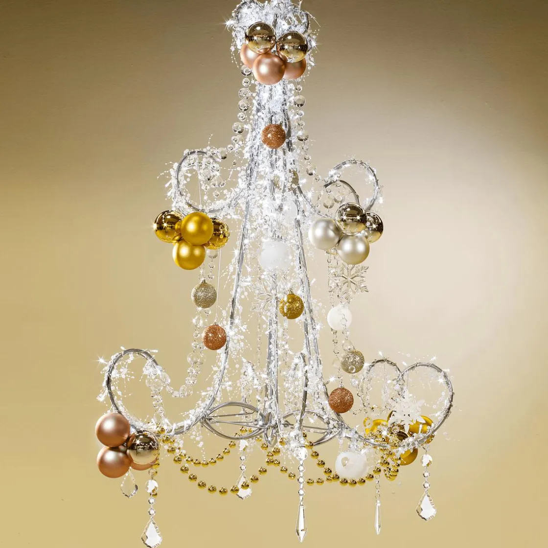 DecoWoerner Decoración Dispersa|Figuras De Navidad>Collar De Perlas XXL Deco 270 Cm