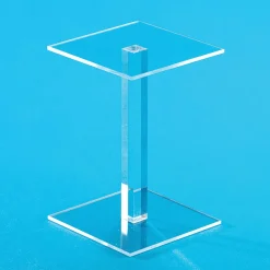 DecoWoerner Expositores Para Tiendas>Columna Cuadrada De Acrílico Altura 15 Cm