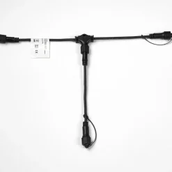 DecoWoerner Luces De Navidad>Conector En T Para LED Profi System, Negro