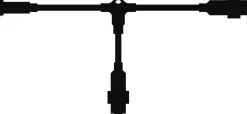 DecoWoerner Luces De Navidad>Conector En T Para LED Profi System, Negro