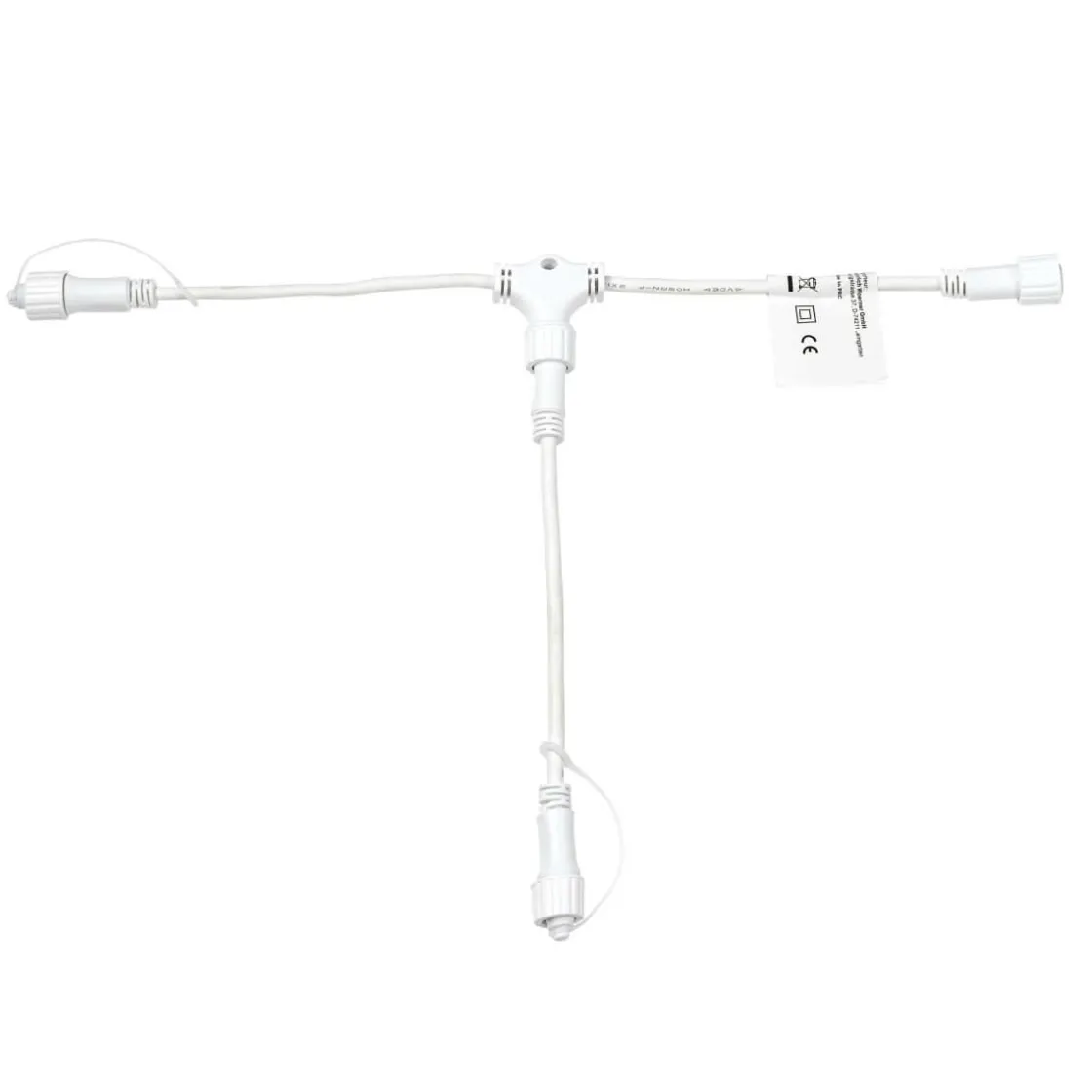 DecoWoerner Luces De Navidad>Conector En T Para LED Profi System, Blanco