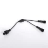 DecoWoerner Luz Decorativa|Luces De Navidad>Conector En Y Para Luces De Hadas Negro 25 Cm