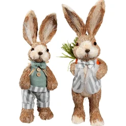 DecoWoerner Decoración De Animales|Decoración De Pascua>Conejitos De Pascua 2 Piezas 30 & 35 Cm