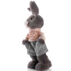 DecoWoerner Decoración De Animales|Decoración De Pascua>Conejo De Pascua De Peluche Deco De 40 Cm De Altura,