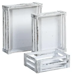 DecoWoerner Expositores Para Tiendas|Decoración Temática>Conjunto De Cajas De Madera, Color