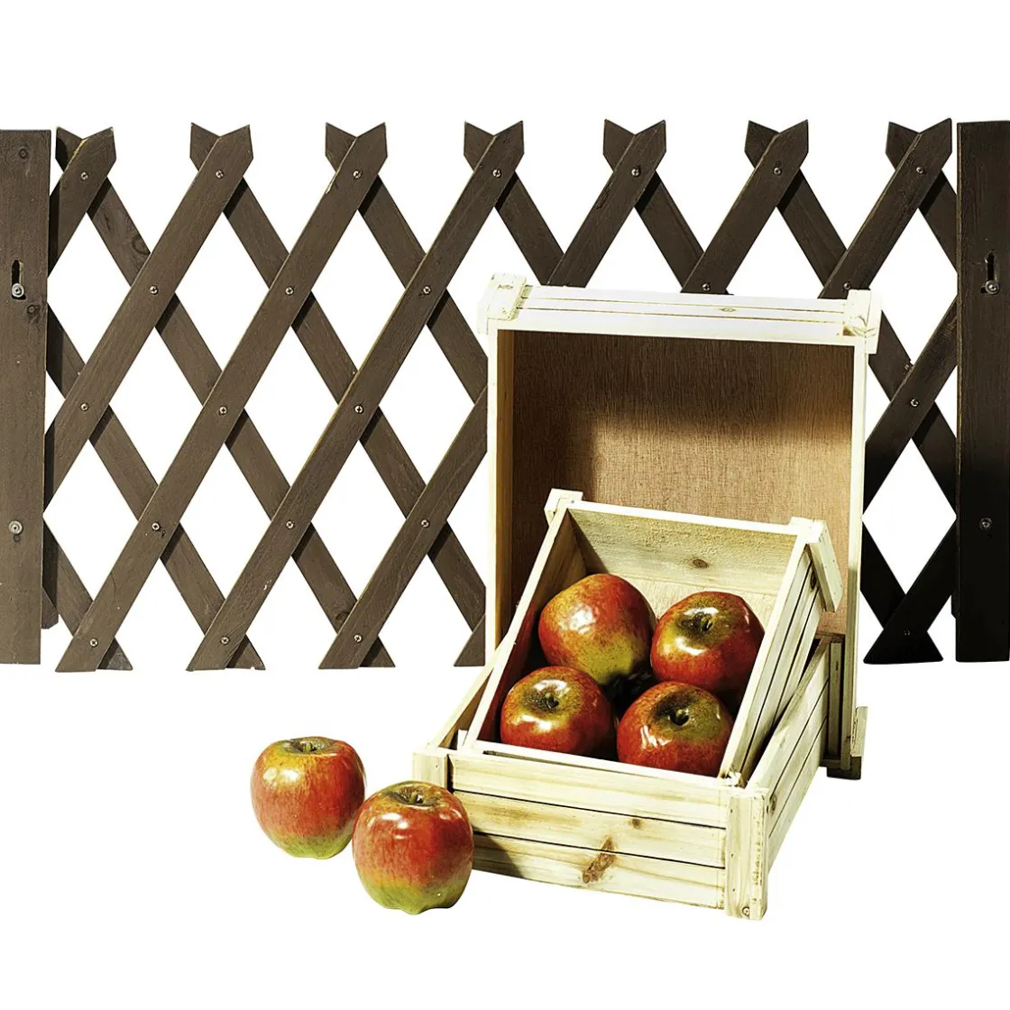 DecoWoerner Expositores Para Tiendas|Macetas Y Artículos De Decoración>Conjunto De Cajas De Madera, Natural