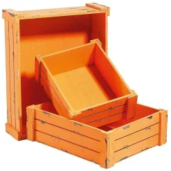 DecoWoerner Expositores Para Tiendas|Macetas Y Artículos De Decoración>Conjunto De Cajas De Madera, Ado