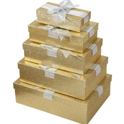 DecoWoerner Cajas De Regalo>Conjunto De Cajas De Regalo , 5 Piezas