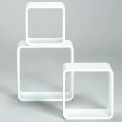DecoWoerner Expositores Para Tiendas>Conjunto De Estantes "Cubo" Color 3 Pz.