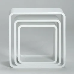 DecoWoerner Expositores Para Tiendas>Conjunto De Estantes "Cubo" Color 3 Pz.