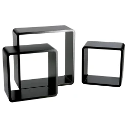 DecoWoerner Expositores Para Tiendas>Conjunto De Estantes "Cubo" Color 3 Pz.