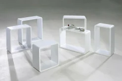 DecoWoerner Expositores Para Tiendas>Conjunto De Estantes "Lounge" Color 3 Pz.