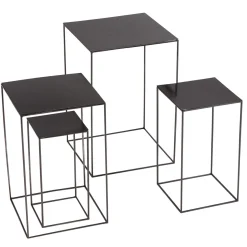 DecoWoerner Expositores Para Tiendas>Conjunto De Mesa De Metal 4 Piezas