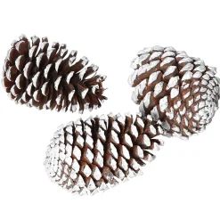 DecoWoerner Decoración Dispersa>Conos Decorativos, 15 Cm 3 Piezas
