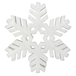DecoWoerner Decoración De Invierno>Copo De Nieve De Algodón, Ø 60 Cm