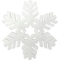 DecoWoerner Decoración De Invierno>Copo De Nieve De Algodón, Ø 30 Cm