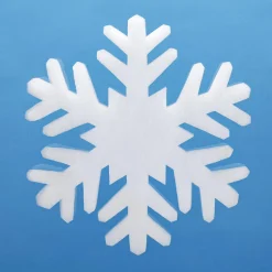 DecoWoerner Decoración De Invierno>Copos De Nieve De Algodón 3D 17 Cm Ø, Ignífugos