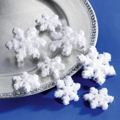DecoWoerner Decoración Dispersa|Decoración De Invierno>Copos De Nieve Decorativos, 30 Piezas