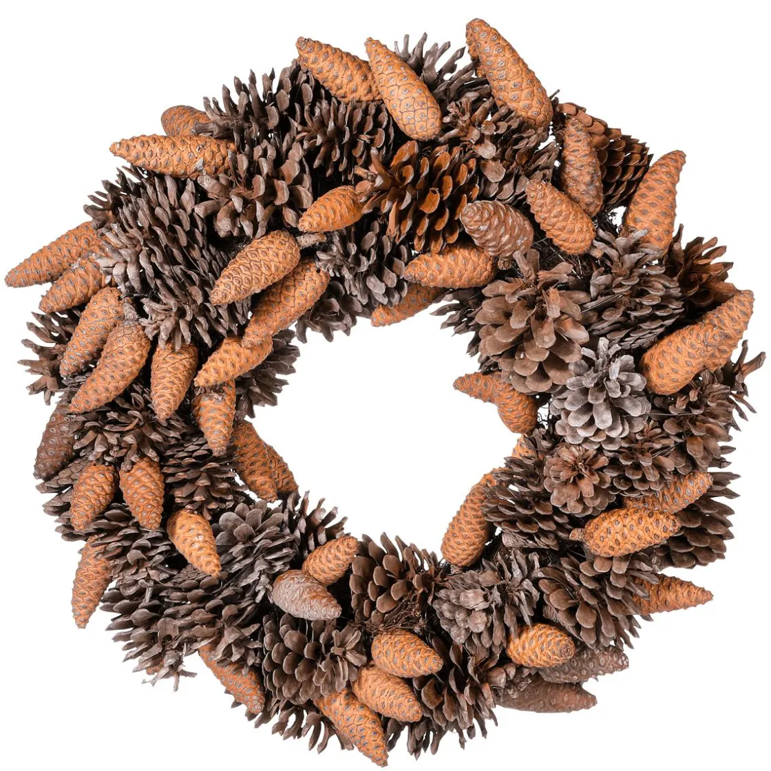 DecoWoerner Decoración De Otoño|Coronas De Navidad>Corona Cónica 45 Cm Ø