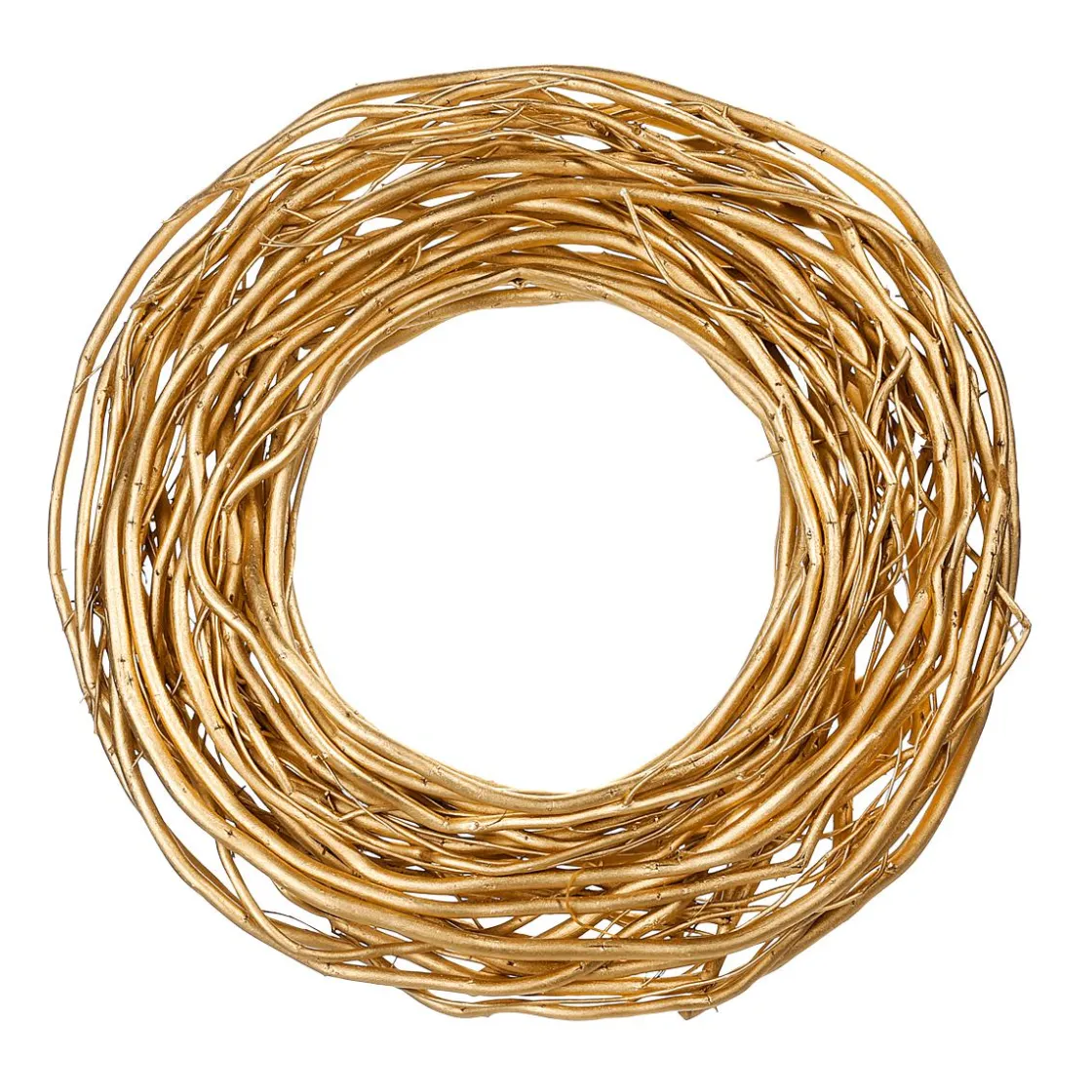 DecoWoerner Decoración De Otoño|Coronas De Navidad>Cna De Puerta De Rama De Sauce Lacada En 40 Cm