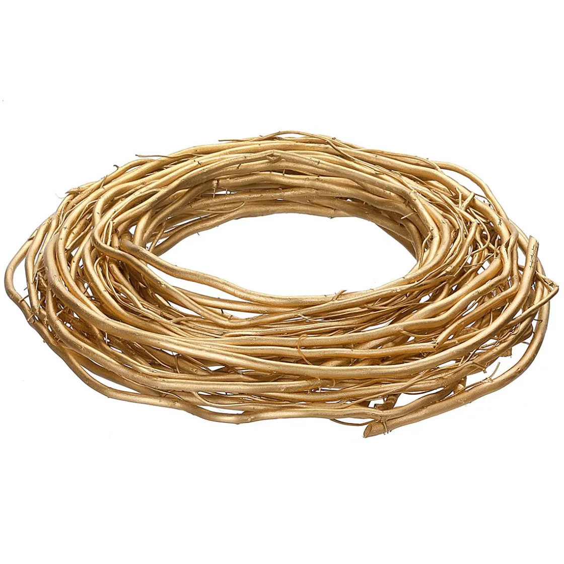 DecoWoerner Decoración De Otoño|Coronas De Navidad>Cna De Puerta De Rama De Sauce Lacada En 40 Cm